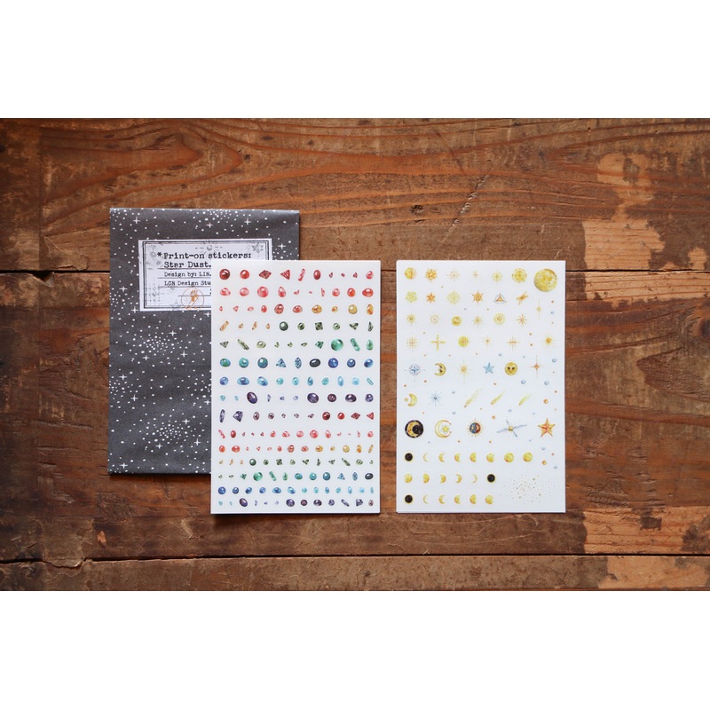 LCN Print-On Stickers – Star Dust