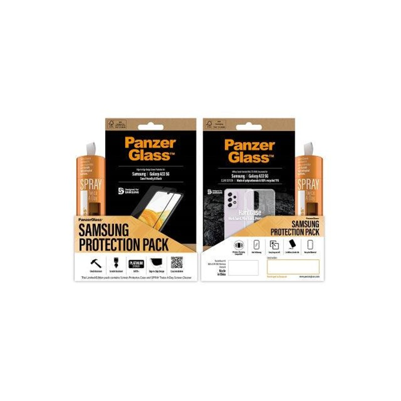 PanzerGlass Case Friendly AB – Samsung Pack A33 -Black