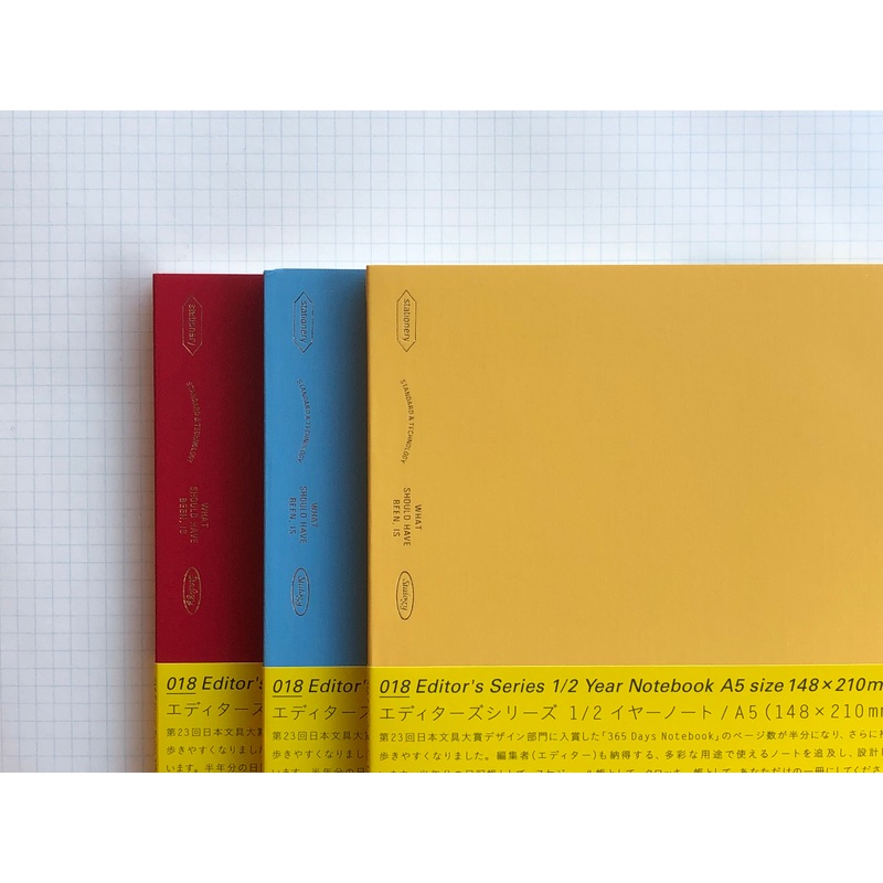 Stalogy Editor’s Series 1/2 Year Notebook – A5 – Colors