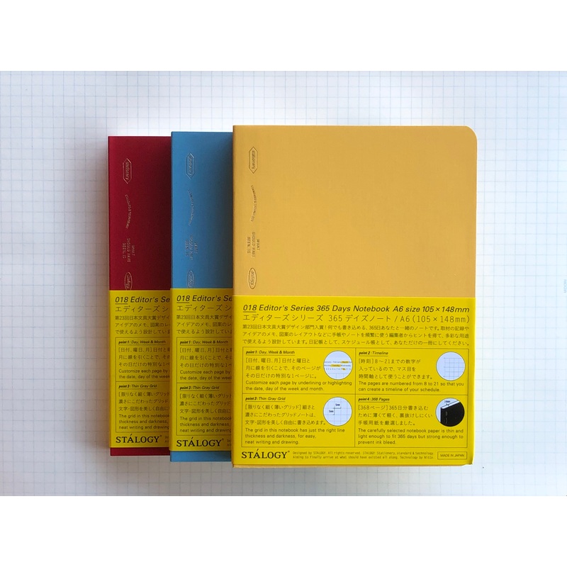 Stalogy Editor’s Series 365Days Notebook – A6 – Colors