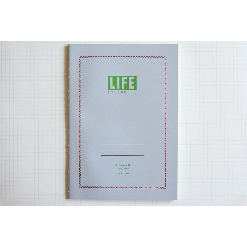 Pistachio Notebook – B6 – Grid