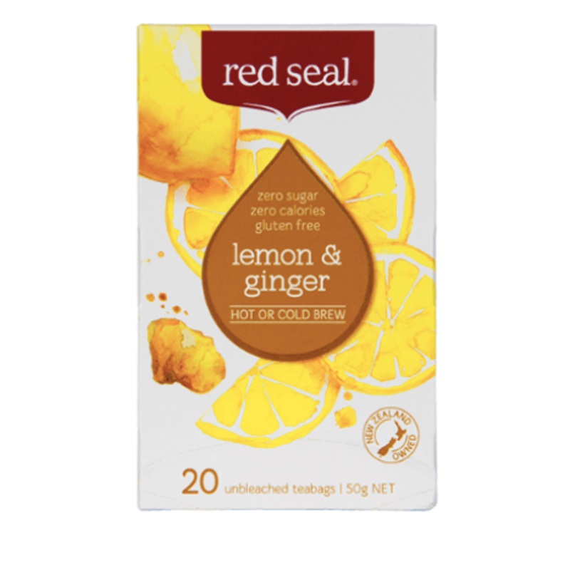 Red Seal Lemon & Ginger Tea Bags 20pk