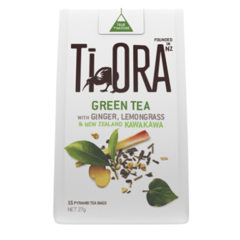 Ti Ora Ginger Lemongrass With Kawakawa Super Premium Tea 15pk