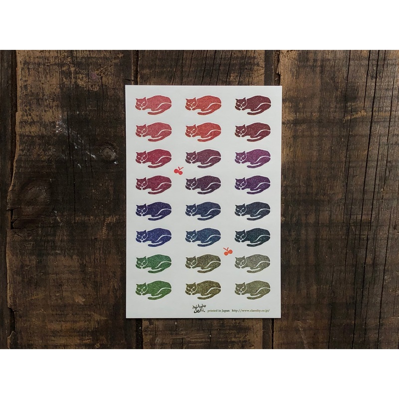 Classiky – Mihoko Seki Small Stickers – Cats