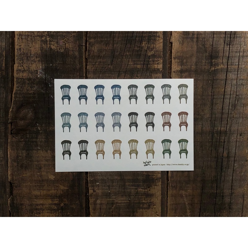 Classiky – Mihoko Seki Small Stickers – Chairs