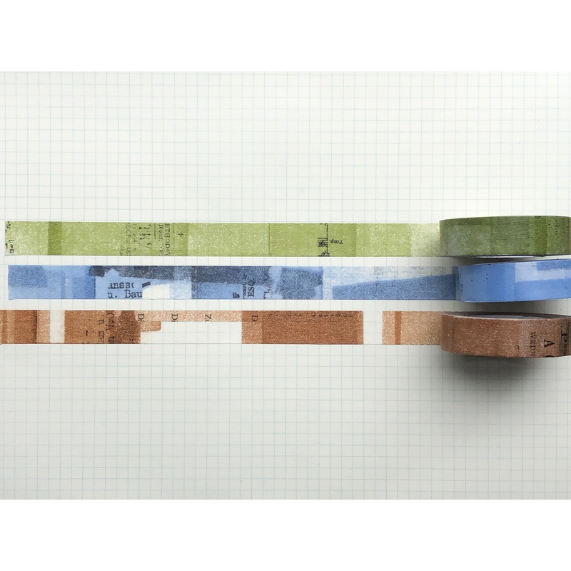 Classiky – Yoko Inoue Collage Masking Tape – Set of 3