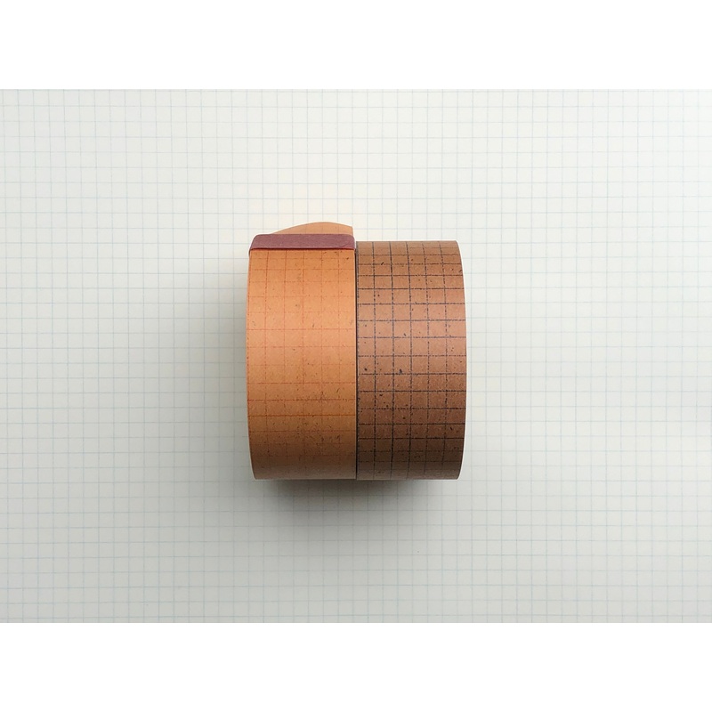 Classiky – Yoko Inoue Grid 30mm Kraft Paper Tape