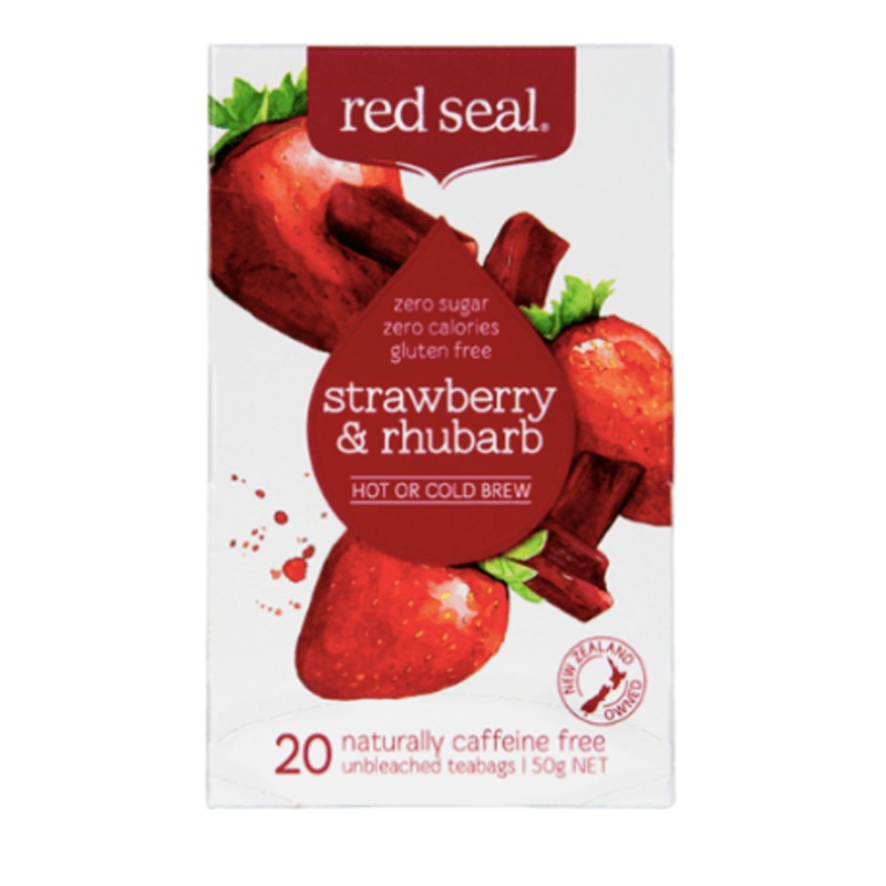 Red Seal Strawberry & Rhubarb Tea Bags 20pk