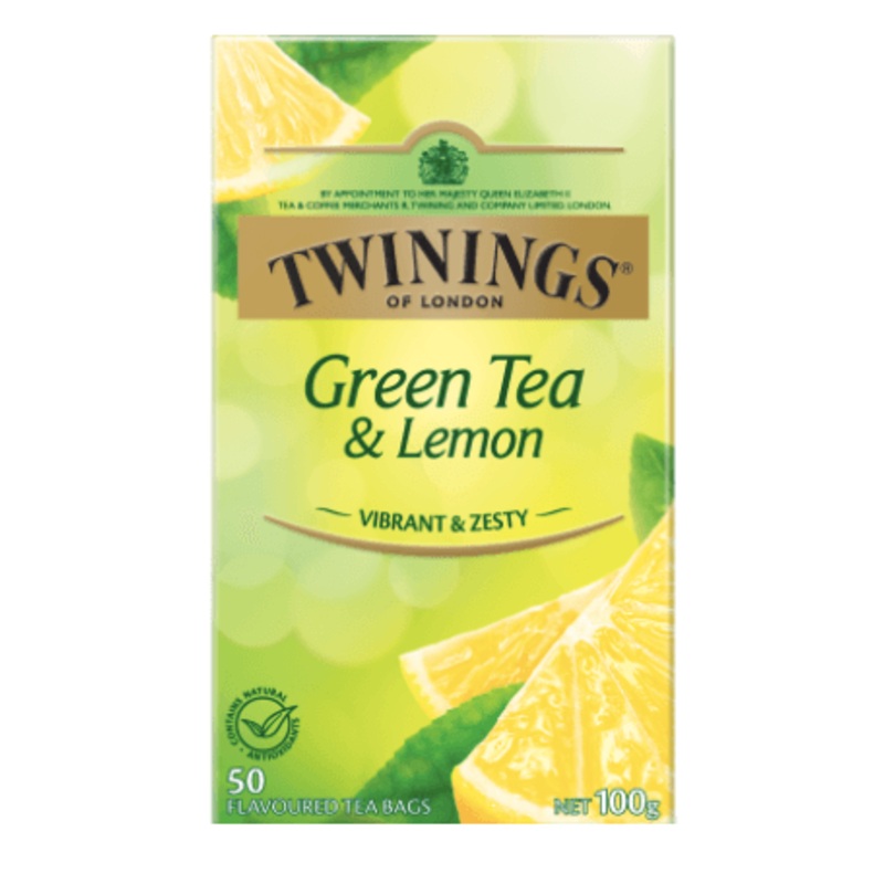 Twinings Green & Lemon Tea Bags 50pk