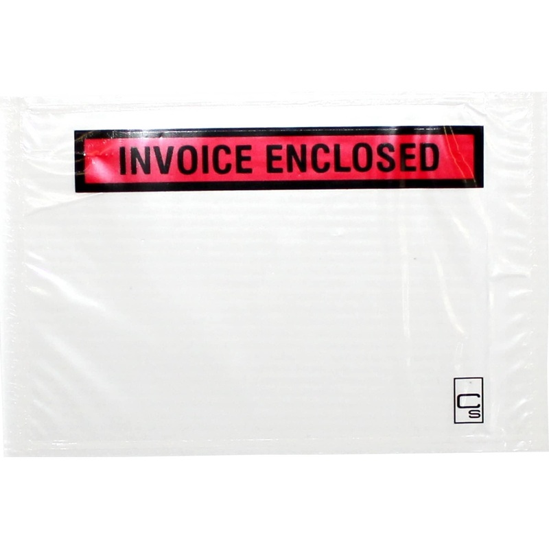 Cumberland Labelopes INVOICE ENCLOSED 155x115mm 100/Pkt