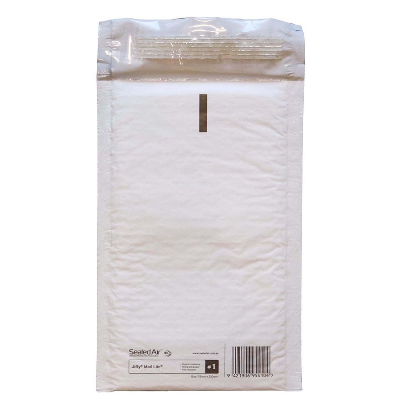 Jiffy Mail Lite Bag Size 1 113x210mm