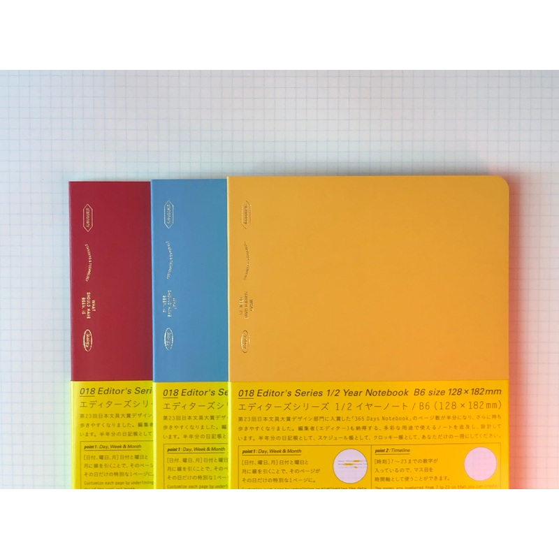 Stalogy Editor’s Series 1/2 Year Notebook – B6 – Colors