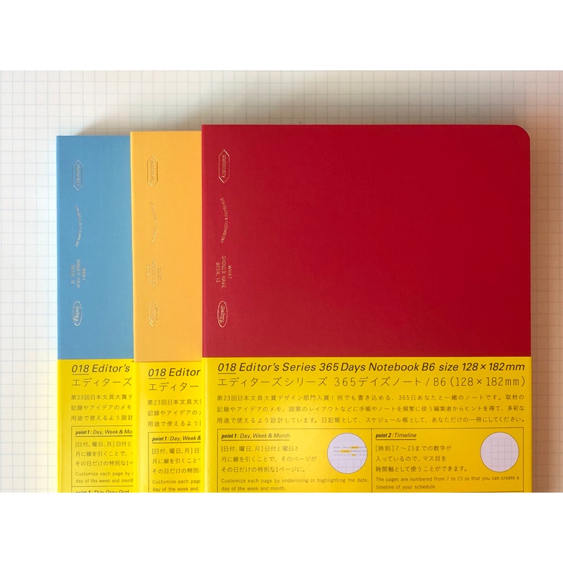 Stalogy Editor’s Series 365Days Notebook – B6 – Colors