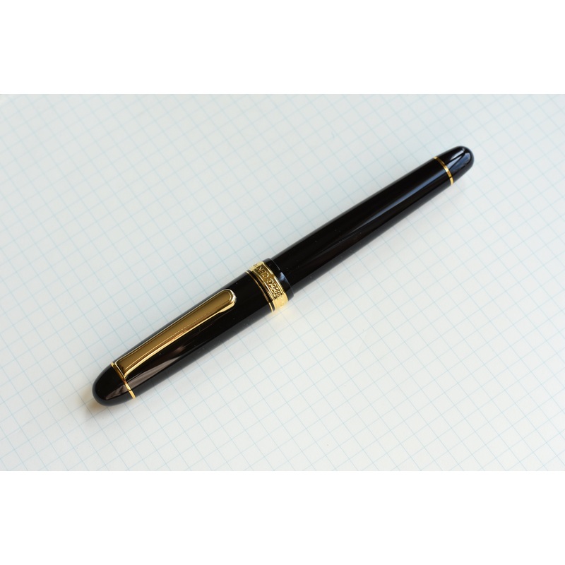 Platinum Century 3776 – Black – Gold Trim