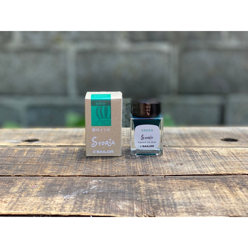 Sailor Storia Pigment Ink – 20mL – Balloon Green