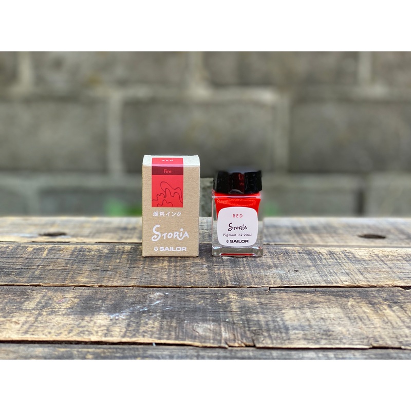 Sailor Storia Pigment Ink – 20mL – Fire Red