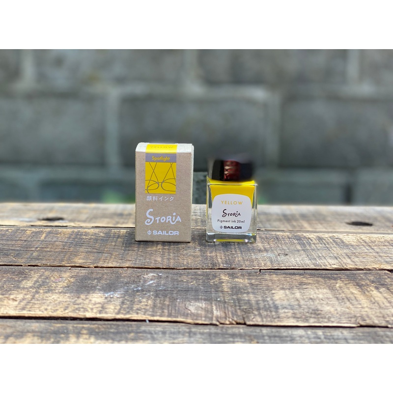 Sailor Storia Pigment Ink – 20mL – Spotlight Yellow