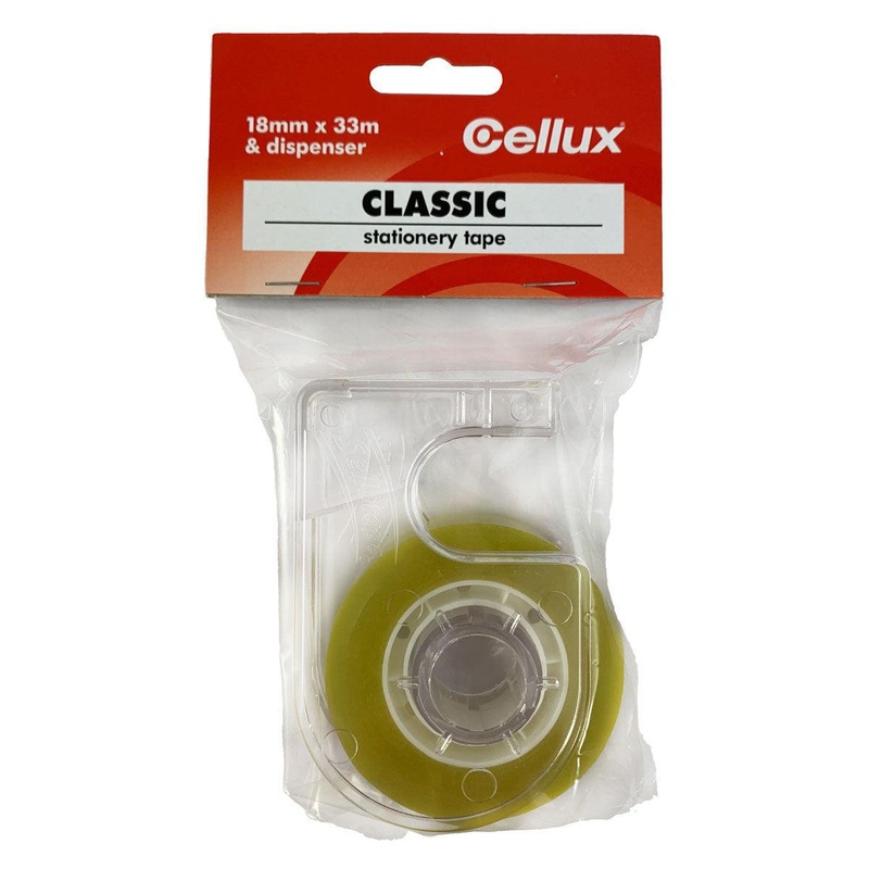 Cellux P1802018 Classic Tape Dispenser 18mmx33m 1 UNIT