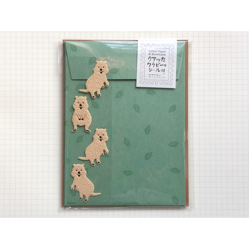 Mini Letter Set with Quokka Wallaby Stickers