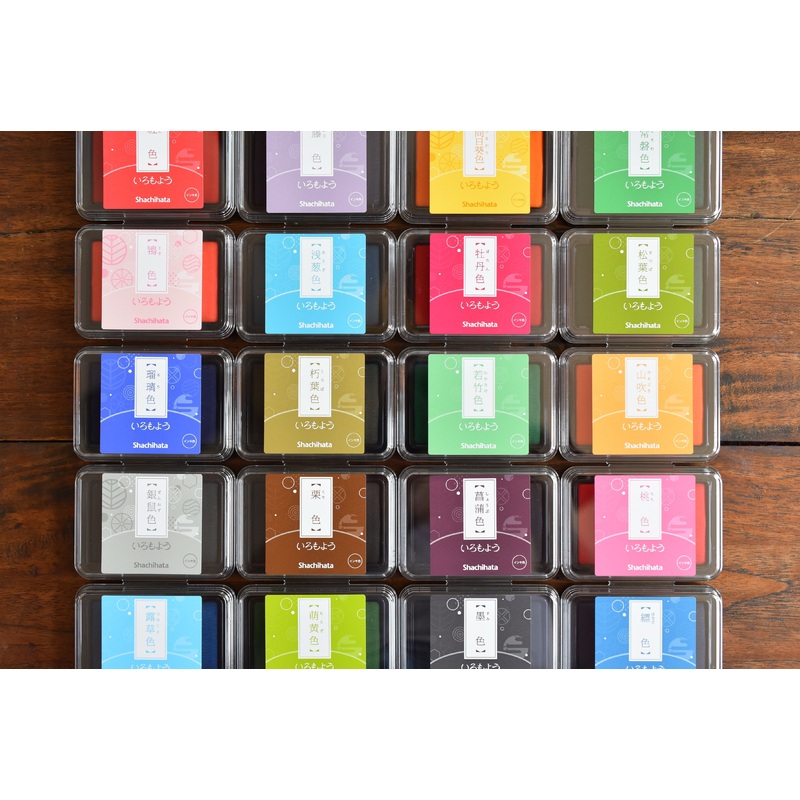 Shachihata Oil-Based Ink Pad – Iromoyo – Traditional Japanese Colors