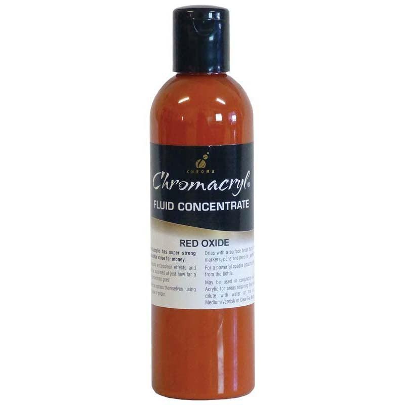 Chromacryl Fluid Concentrate Red Oxide 250ml