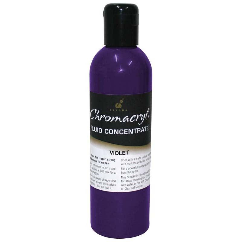 Chromacryl Fluid Concentrate Violet 250ml
