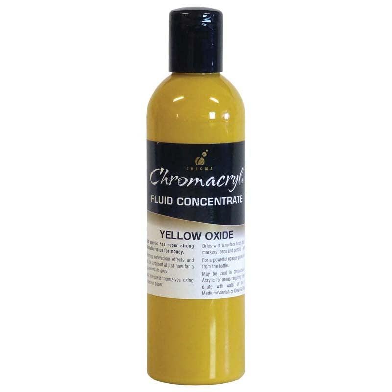 Chromacryl Fluid Concentrate Yellow Oxide 250ml