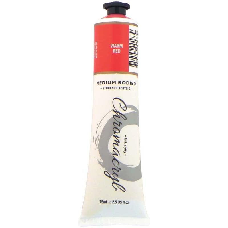 Chromacryl Paint Warm Red 75ml