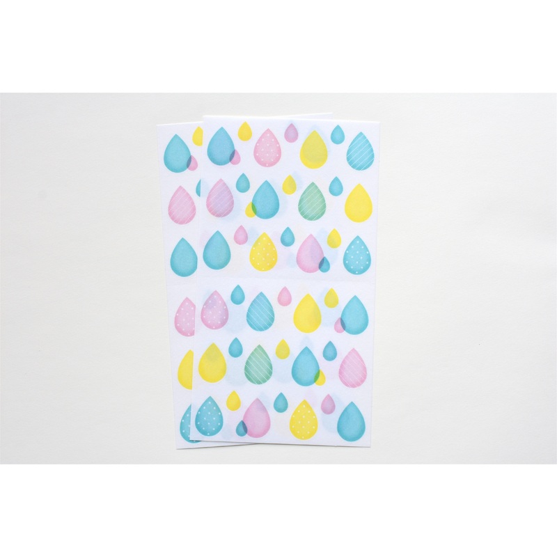 Midori Planner Sticker – Semi-Transparent Drop