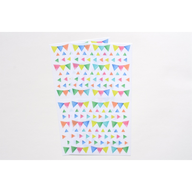 Midori Planner Sticker – Semi-Transparent Flag