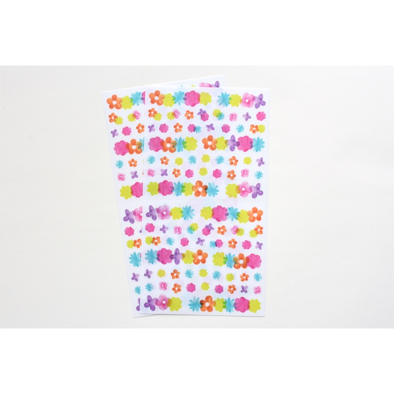 Midori Planner Sticker – Semi-Transparent Flower