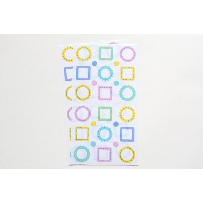 Midori Planner Sticker – Semi-Transparent Frame