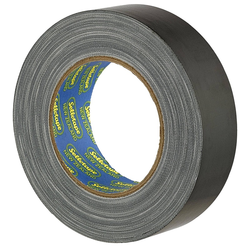 Sellotape 4705BK Cloth Black 36mmx30m
