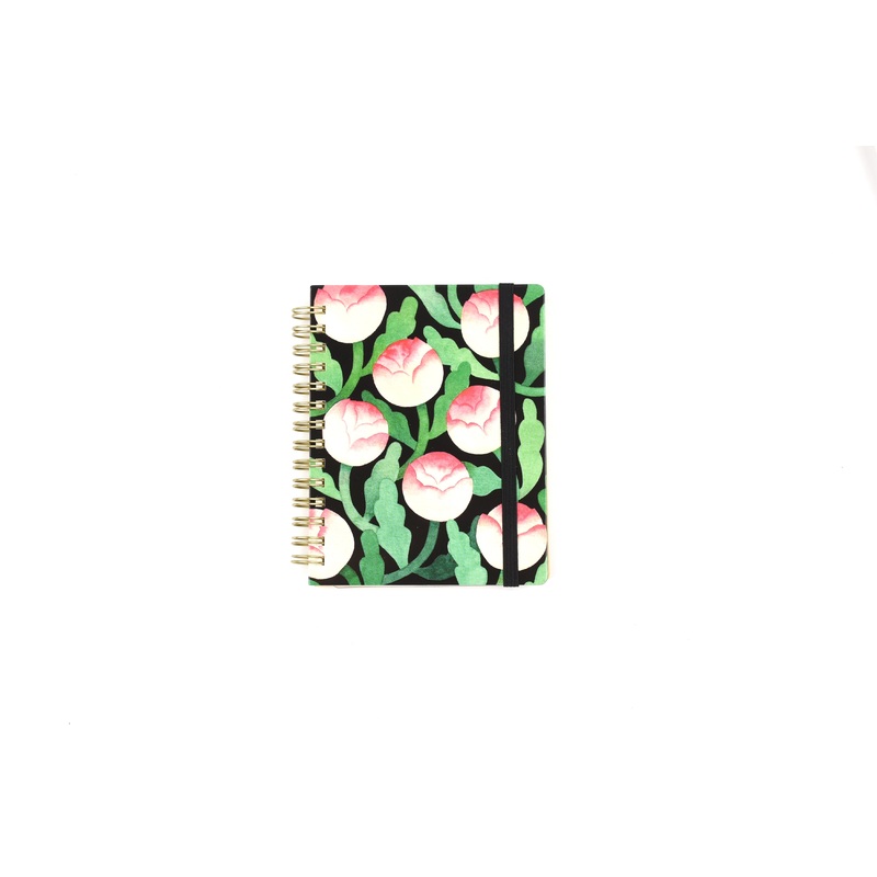 HITOTOKI Ring Notebook – Passport Size – Bloom