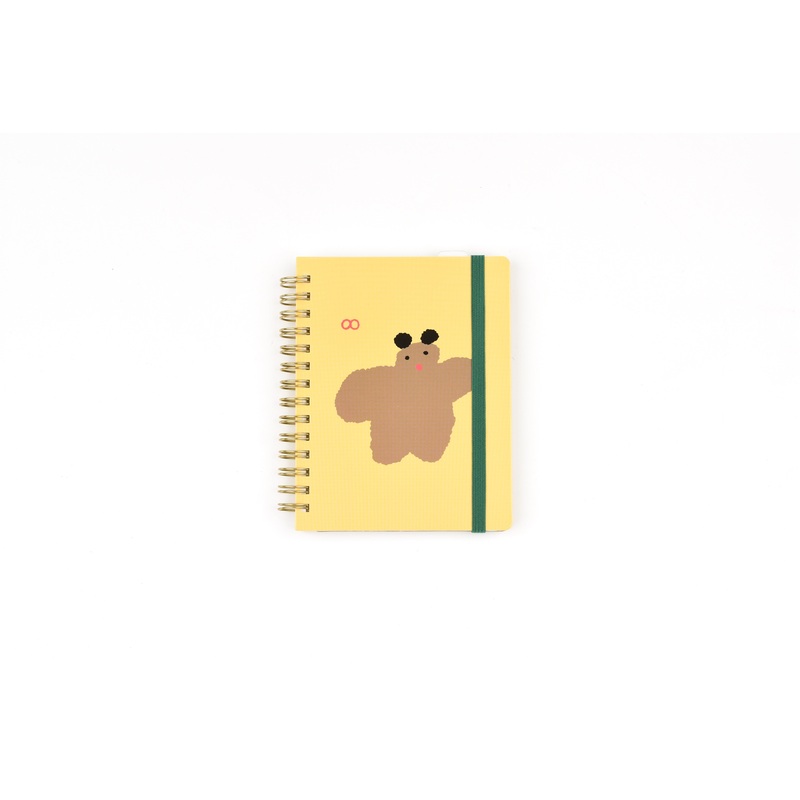 HITOTOKI Ring Notebook – Passport Size – Stuffed Toy