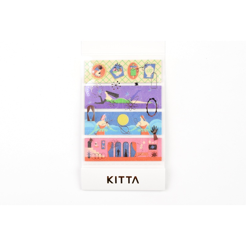 Kitta Portable Washi Tape – Collage – Planet