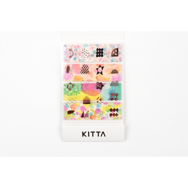 Kitta Portable Washi Tape – Collage – Watercolor