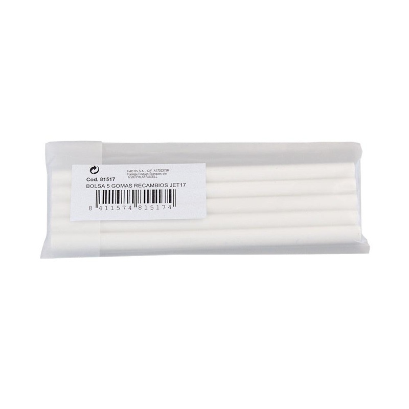 Milan Replacement Erasers for Jet Eraser 5 Pack