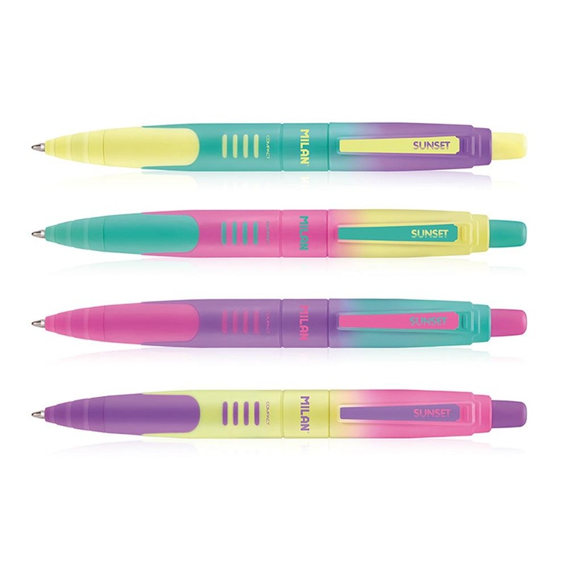 Milan Sunset Range Ballpoint Pen Blue Ink