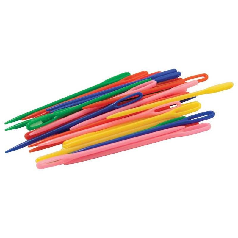 EC Needles Plastic 75mm 32 Piece Assorted
