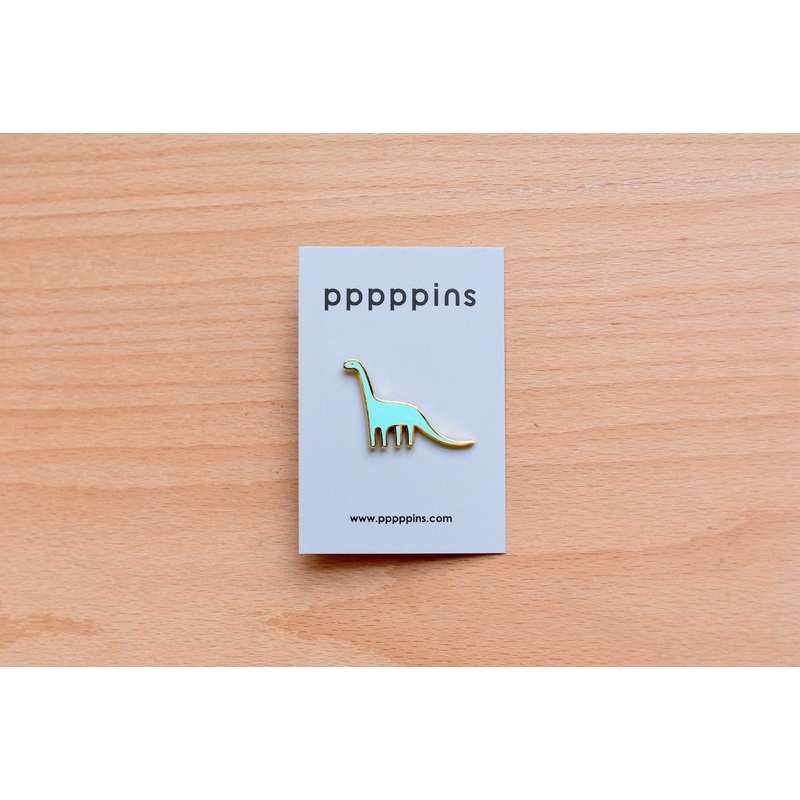Blue Dinosaur Pin