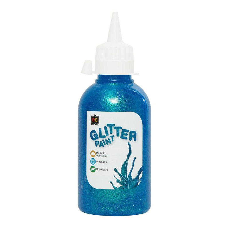 EC Glitter Paint Sky Blue 250ml