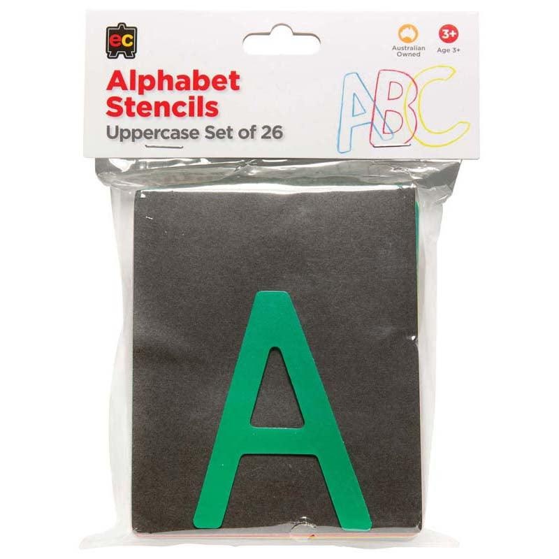 EC Stencil Set Alphabet Upper Case