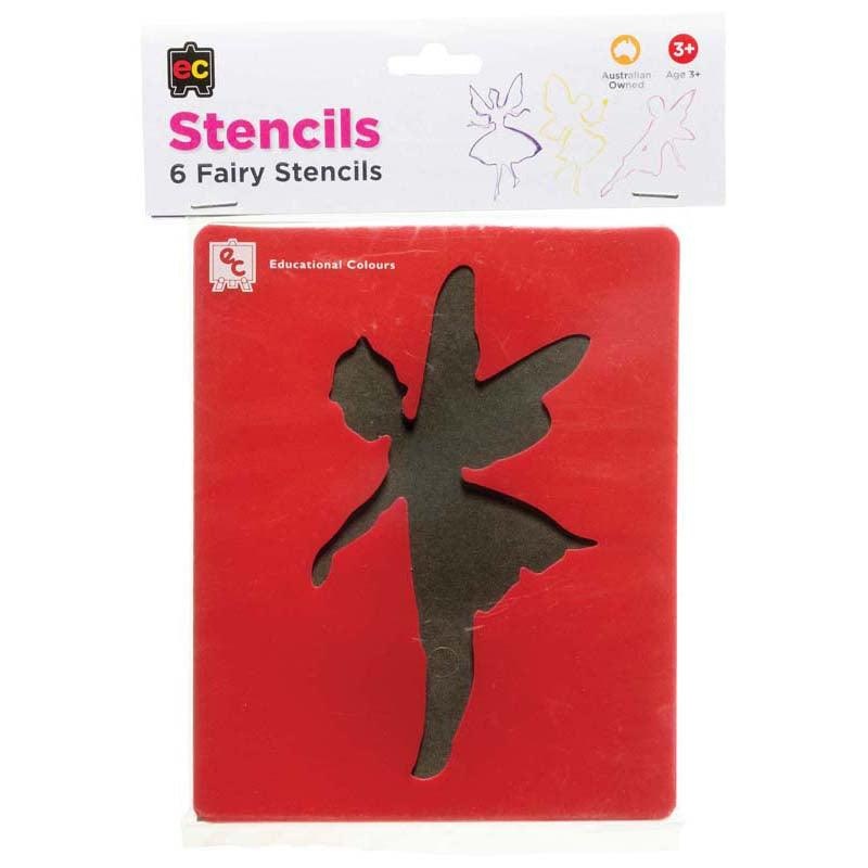 EC Stencil Set Fairies Set of 6
