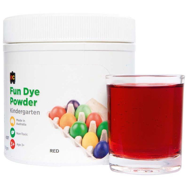 EC Craft Fun Dye Powder Red 500gms