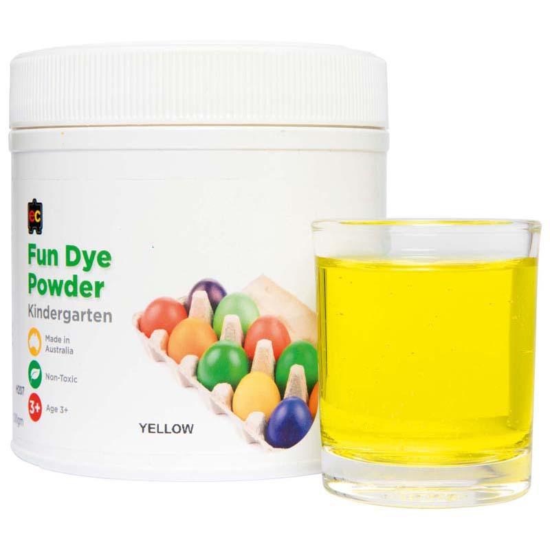 EC Craft Fun Dye Powder Yellow 500gms