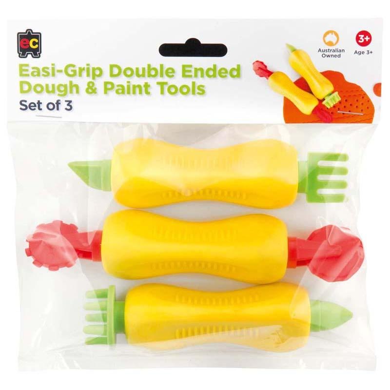 EC Easi-Grip Double Ended Dough And Paint Tools Pack 3