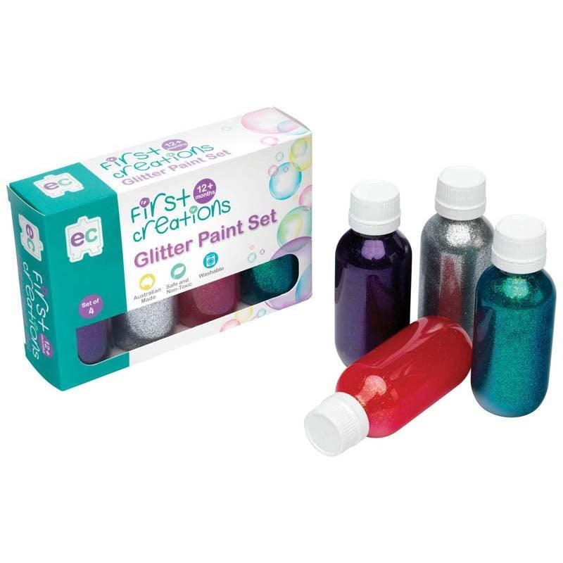 EC First Creations Glitter Paint Set 4