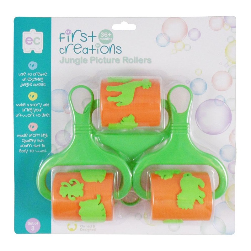 EC First Creations Jungle Picture Rollers Set 3