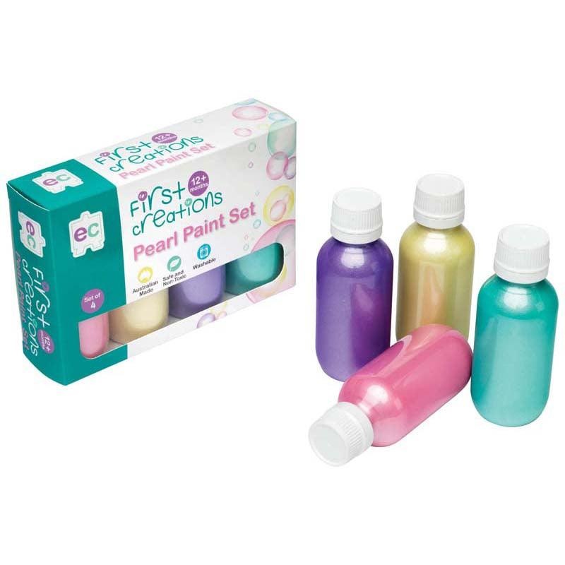 EC First Creations Pearl Paint Set 4